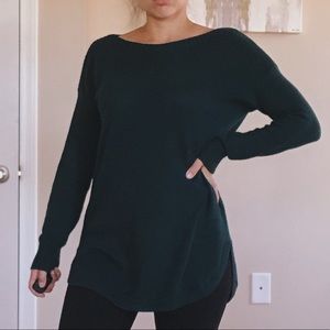 Oversized Dark Green Sweater S